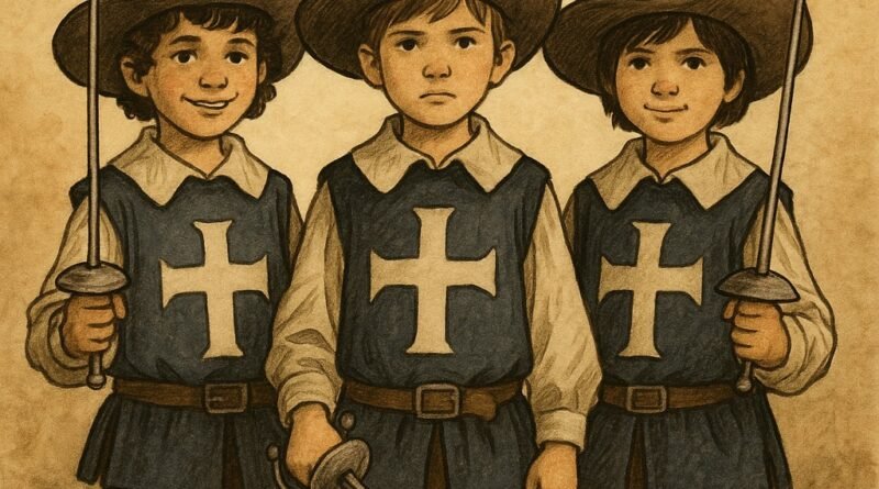 Los tres jovenes mosqueteros