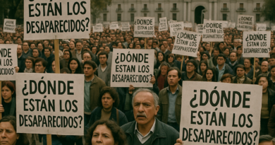 Protesta durante la dictadura militar