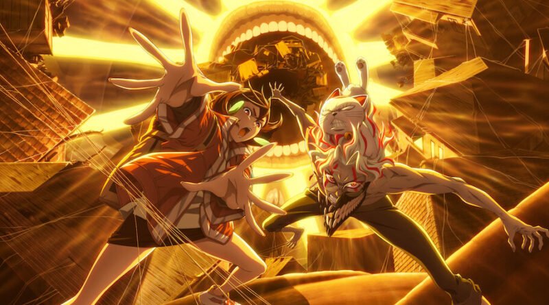 El anime Dan Da Dan: Momo, Okarun y la turbo abuela