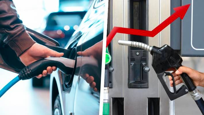 Cargador eléctrico y pistola de combustible